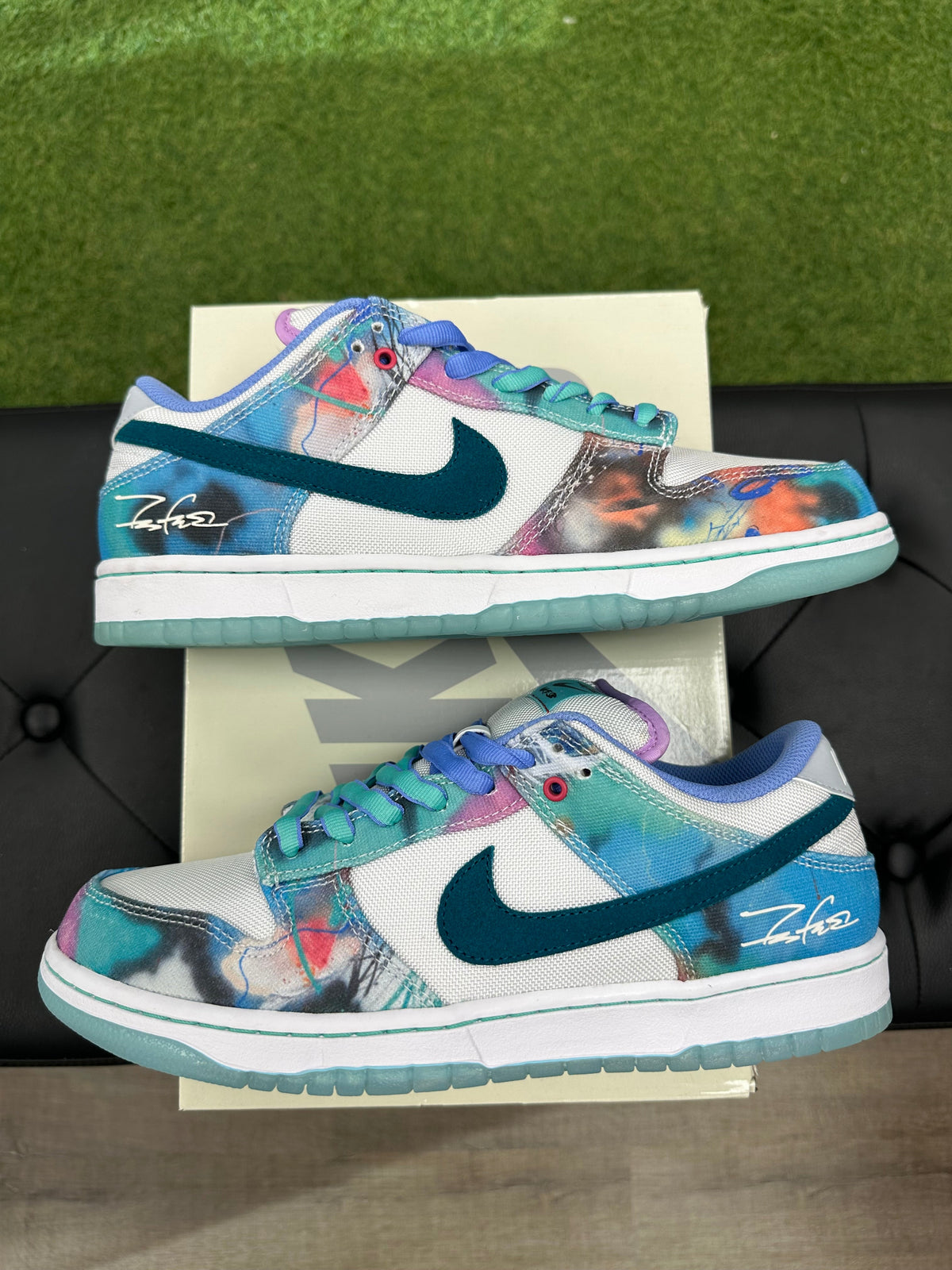 Nike SB Dunk Low Futura Laboratories Bleached Aqua