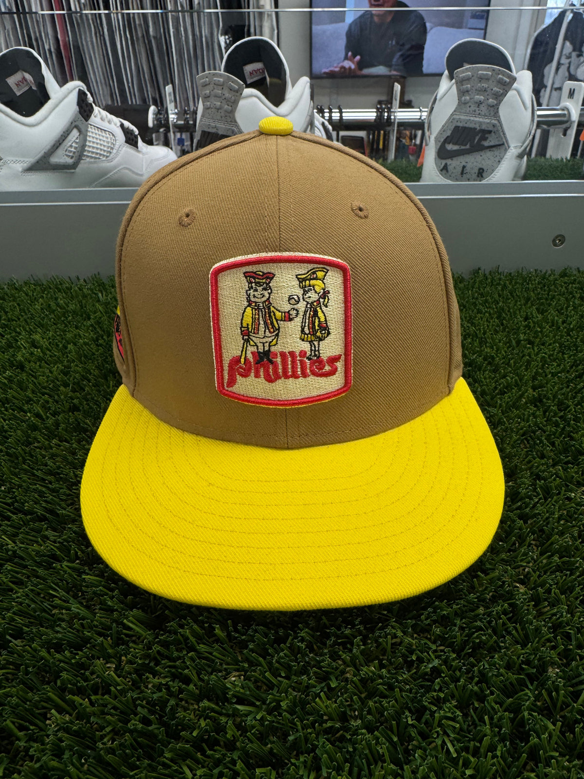 Phillies Topps Promotional Mitchell And Ness Fitted Hat