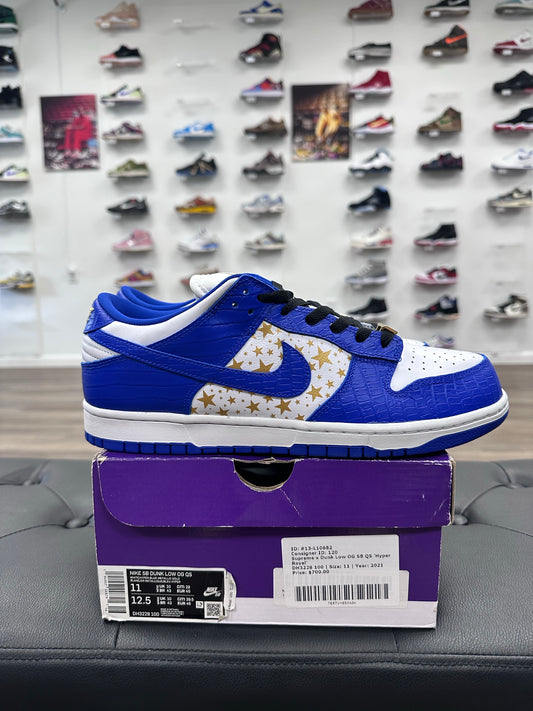 Nike SB Dunk Low Supreme Stars Hyper Royal (2021)
