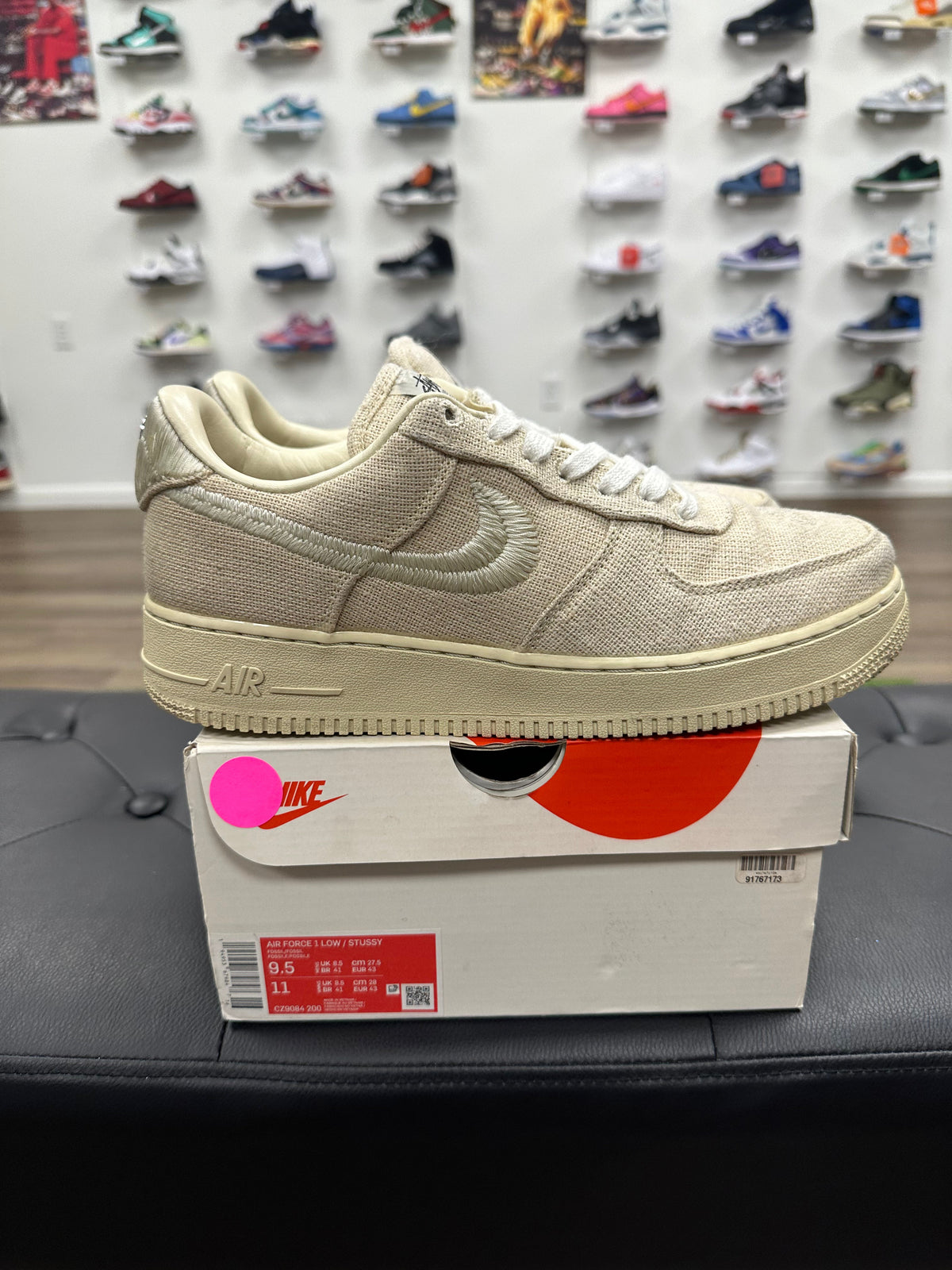 Nike Air Force 1 Low Stussy Fossil