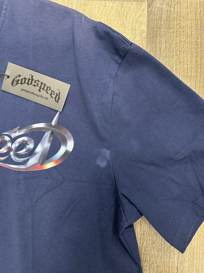 Godspeed New Age Logo T-shirt Navy - Size XL