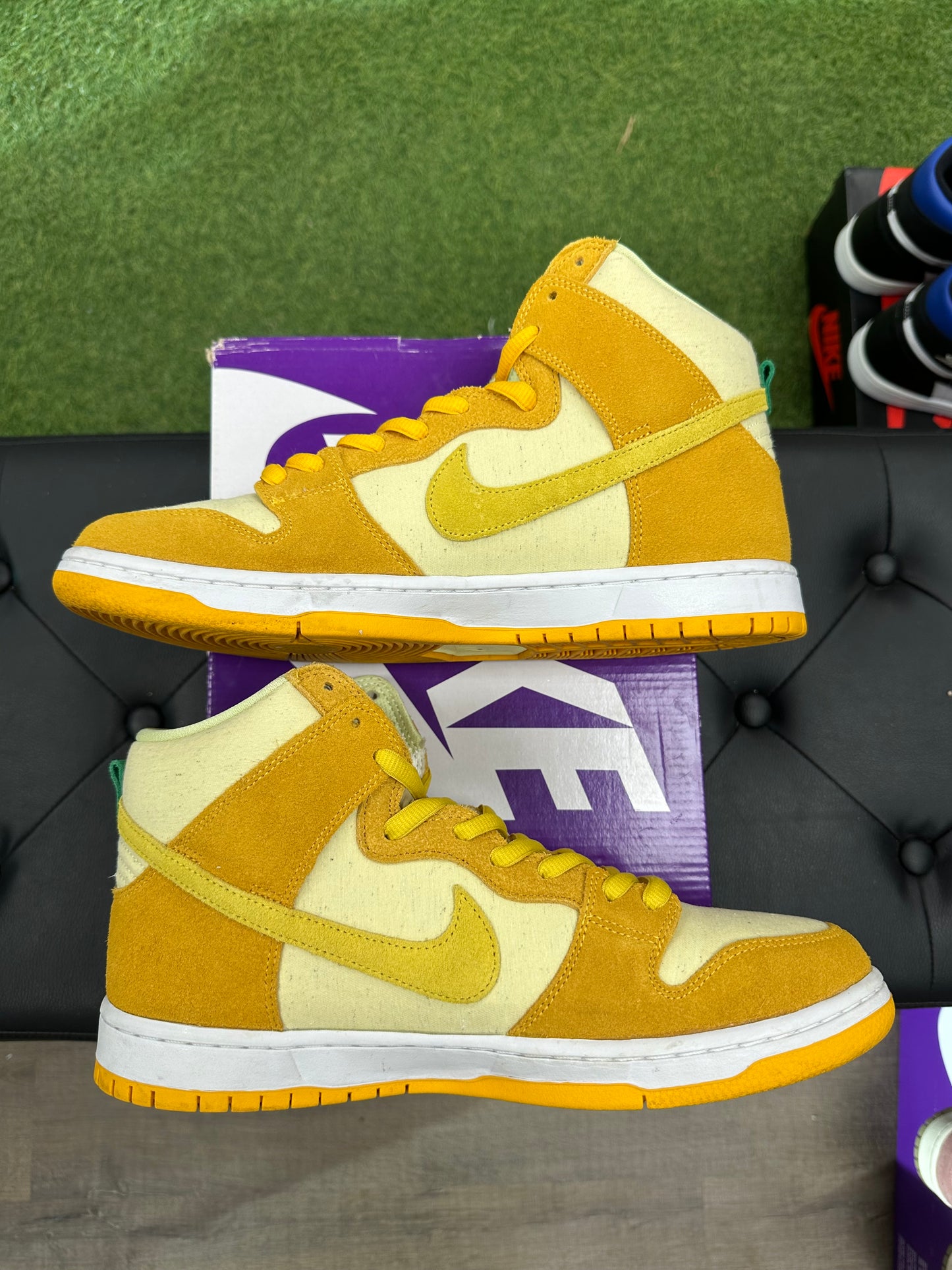 Nike SB Dunk High Pineapple - Size 12 (U)