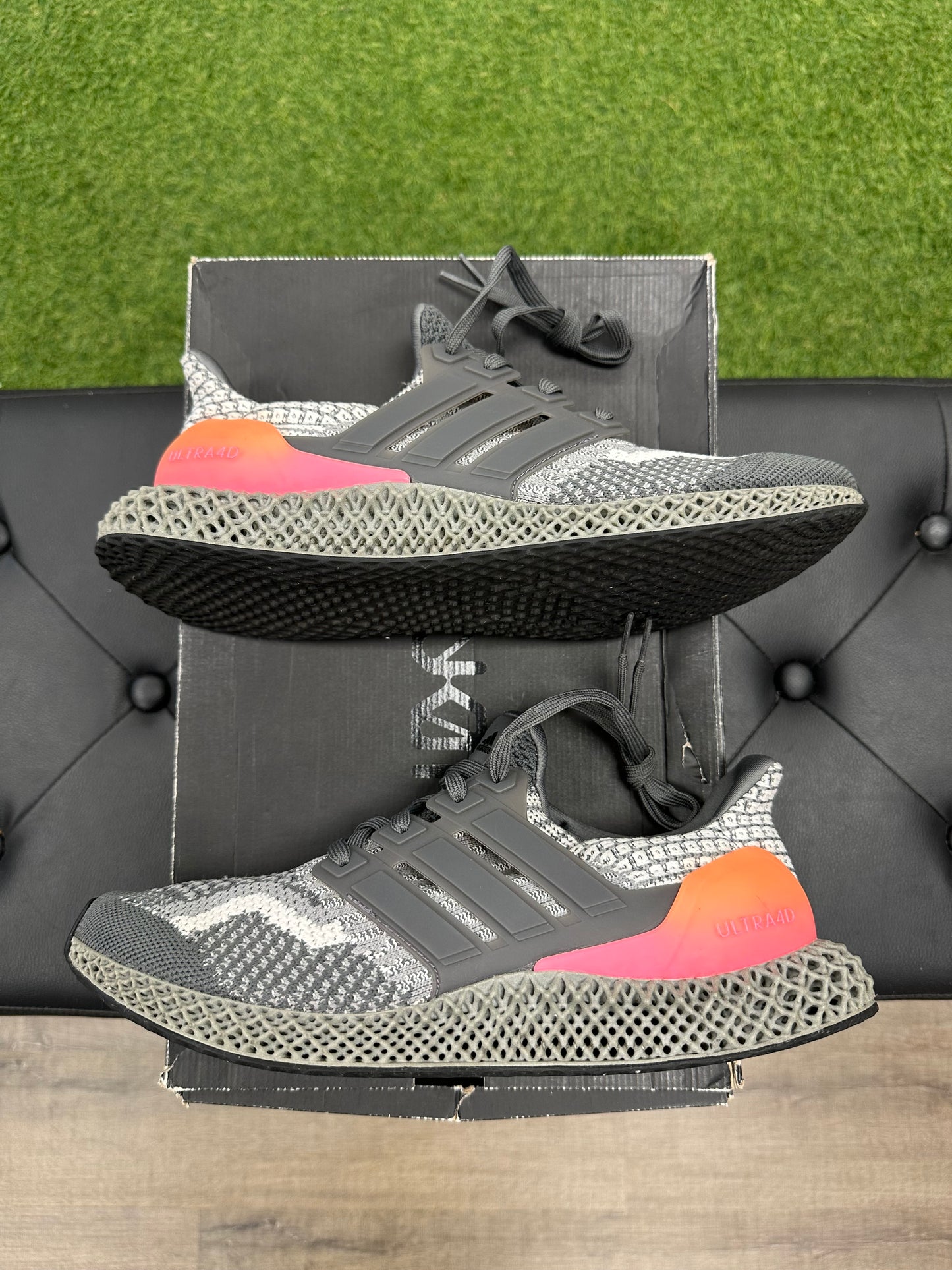 adidas Ultra 4D 5.0 Grey Five - Size 9 (U)