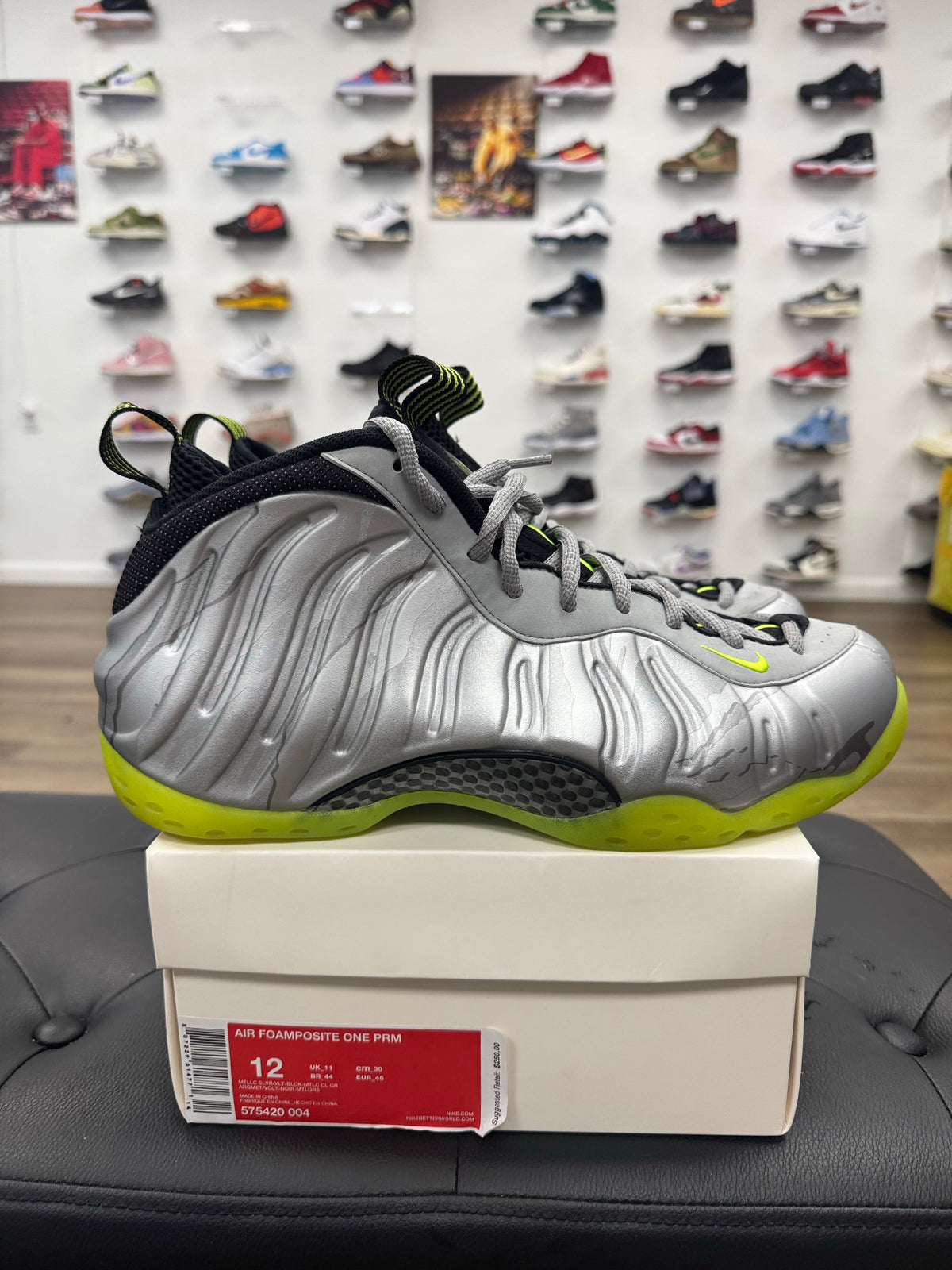 Nike Air Foamposite One Silver Volt Camo
