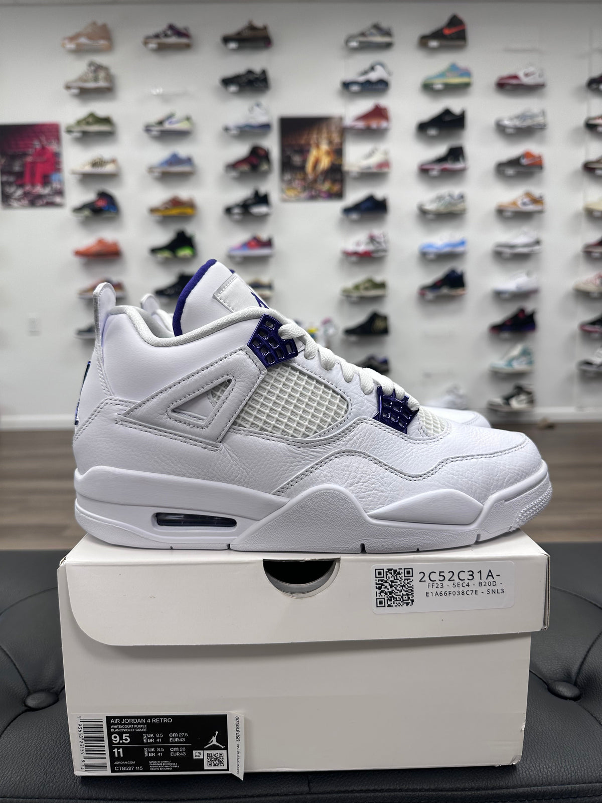 Jordan 4 Retro Metallic Purple