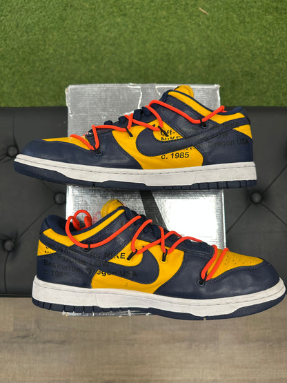 Nike Dunk Low Off-White University Gold - Size 10 (U)