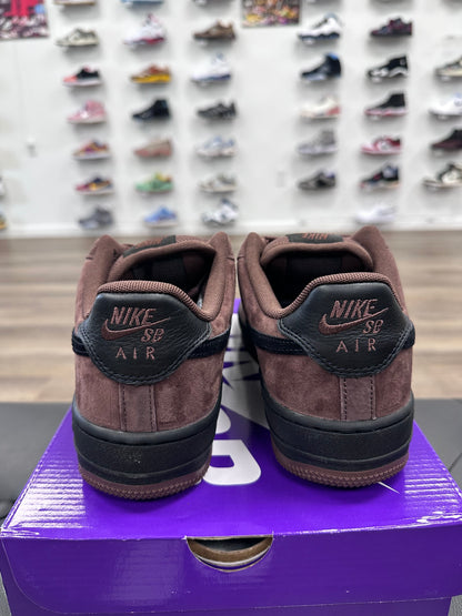 Nike SB Air Force 1 Low Light Chocolate Black - Size 9.5