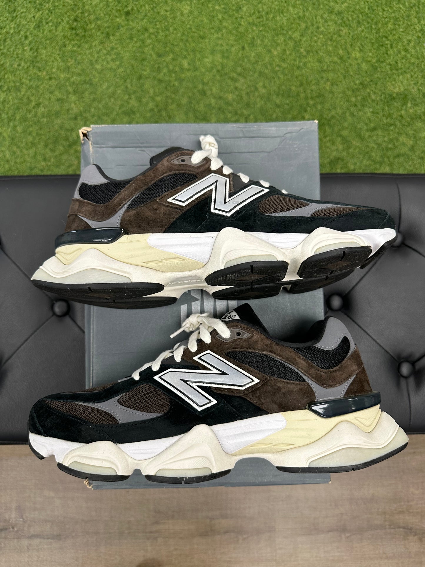 New Balance 9060 Brown Black - Size 13 (U)