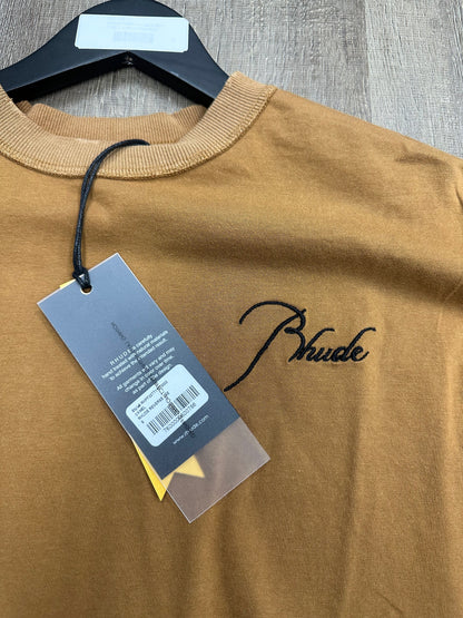 RHUDE Reverse T-Shirt Camel