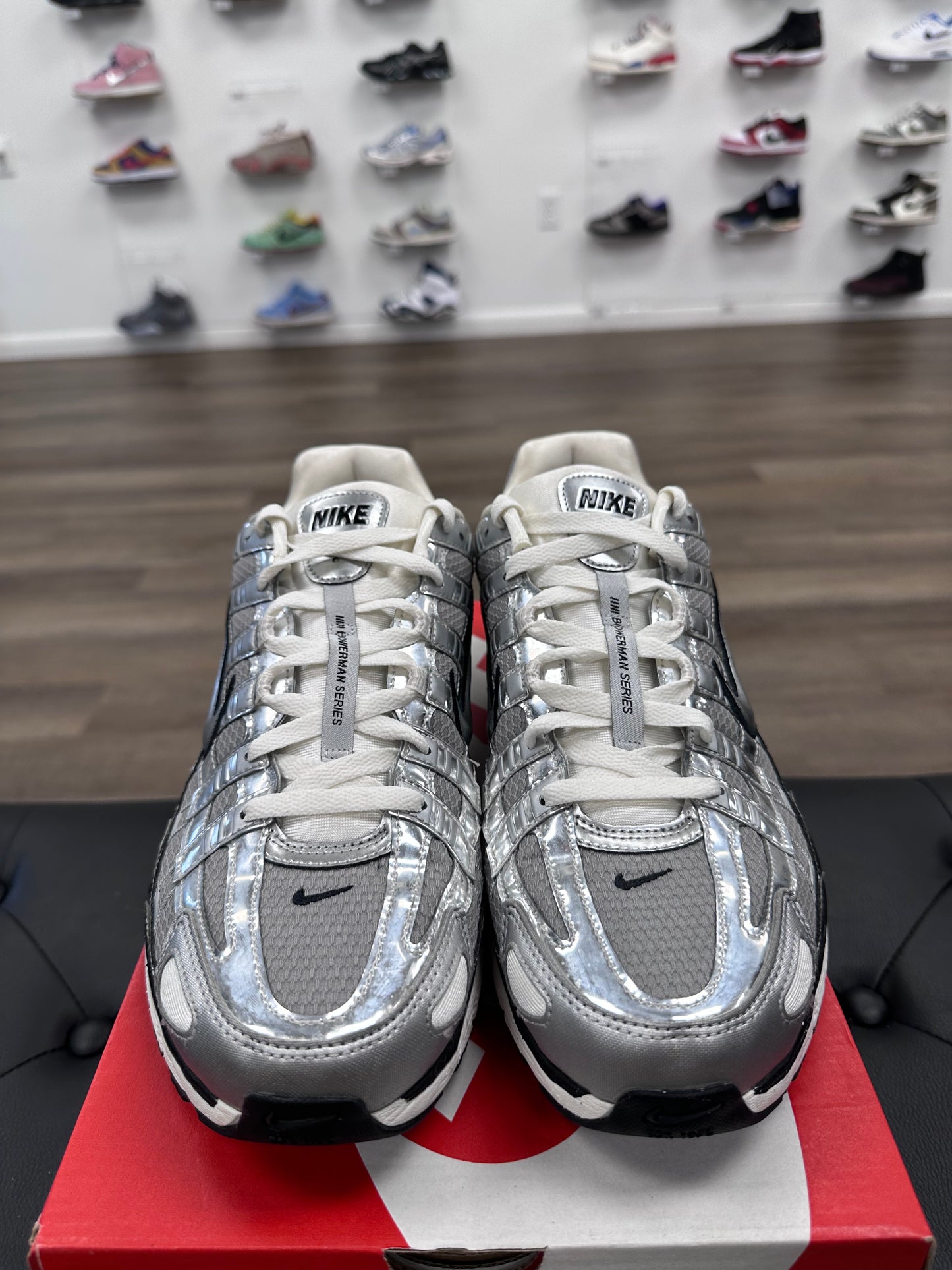 Nike P-6000 Metallic Silver - Size 12.5 (U)