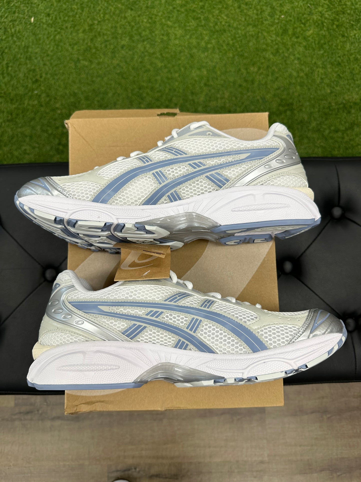 ASICS Gel-Kayano 14 White Light Navy - Size 12