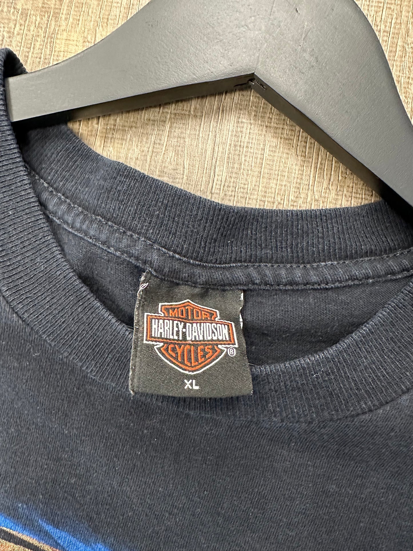 Vintage Harley Davidson Eagle (Black) - Size XL