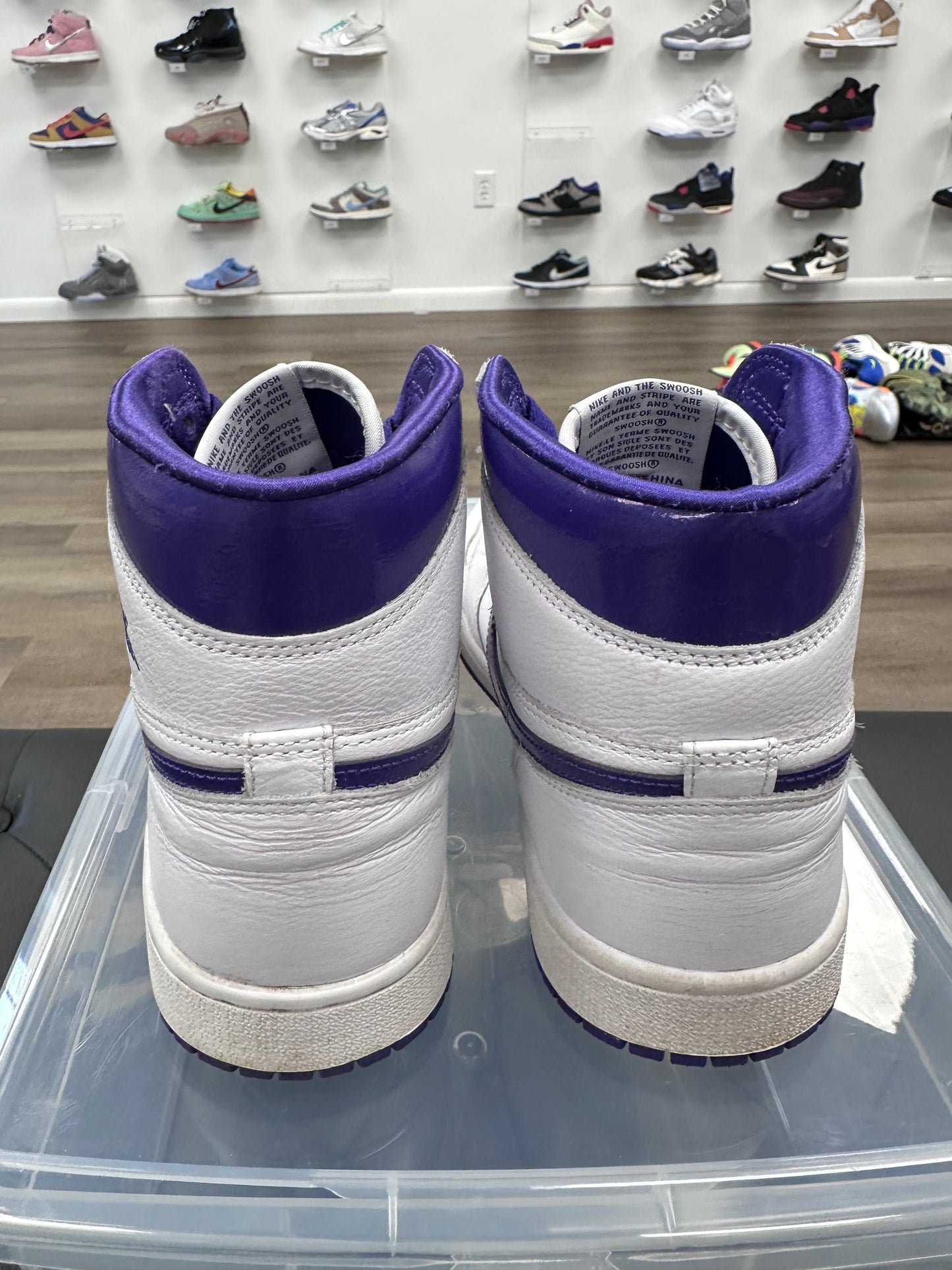 Jordan 1 Retro High Court Purple (Women's) - Size 8.5W (U)