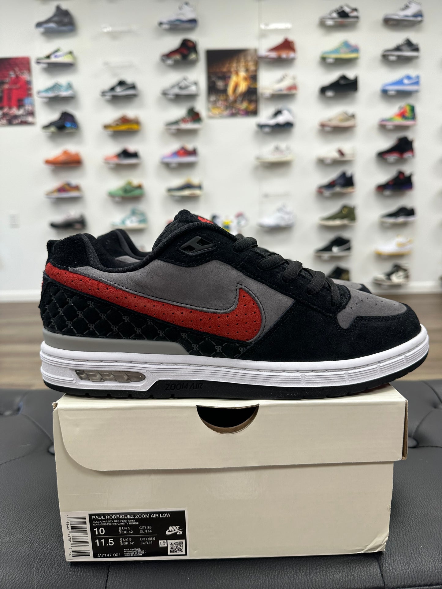Nike SB Zoom Air Paul Rodriguez 1 OG Bred (SIGNED) - Size 10
