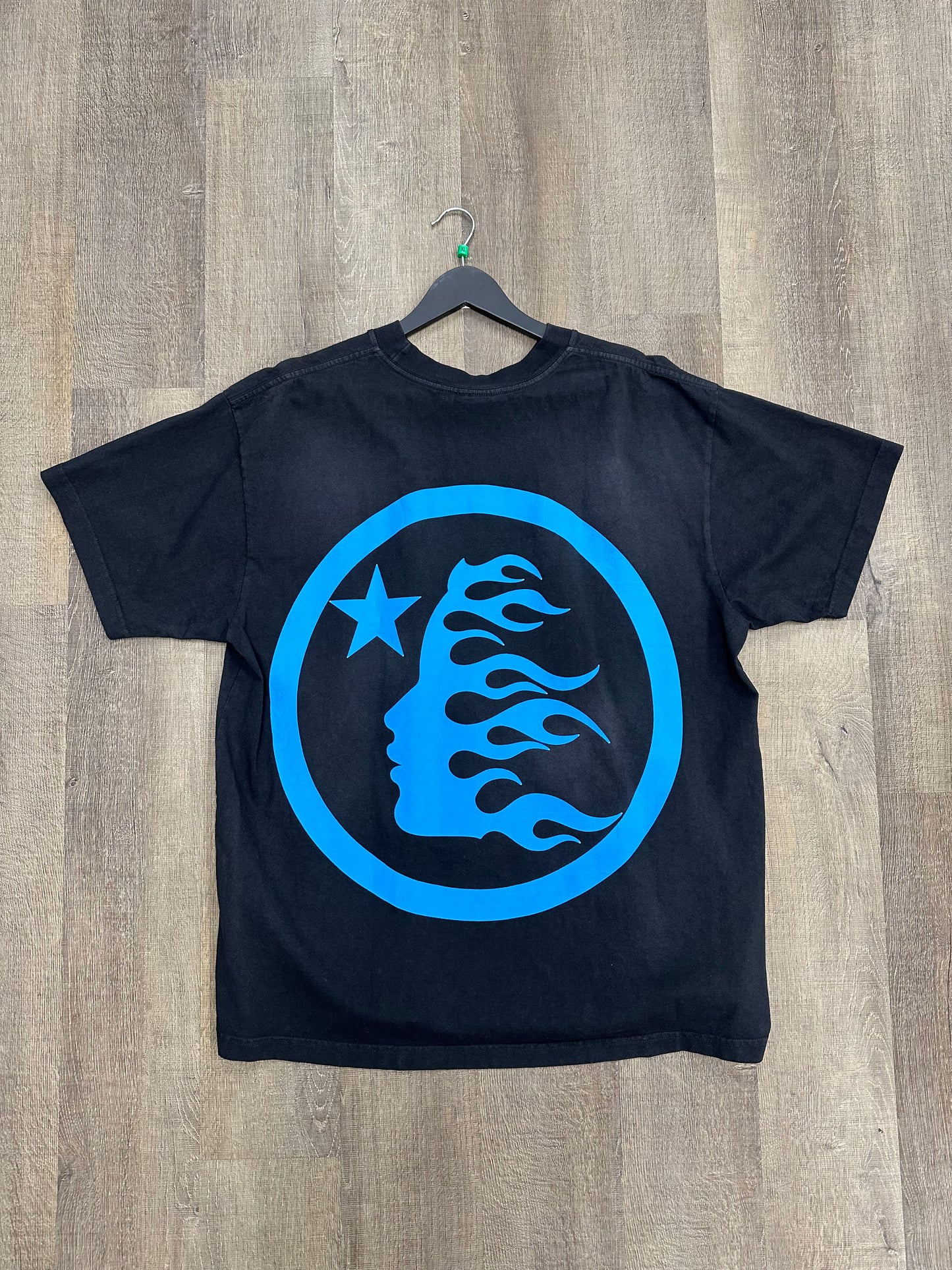 Hellstar Classic Print Tee Black/Blue - Size XL
