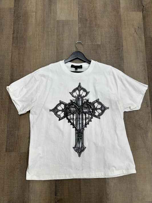 Who Decides War Crossed Heart Short Sleeve - Size 2XL (U)