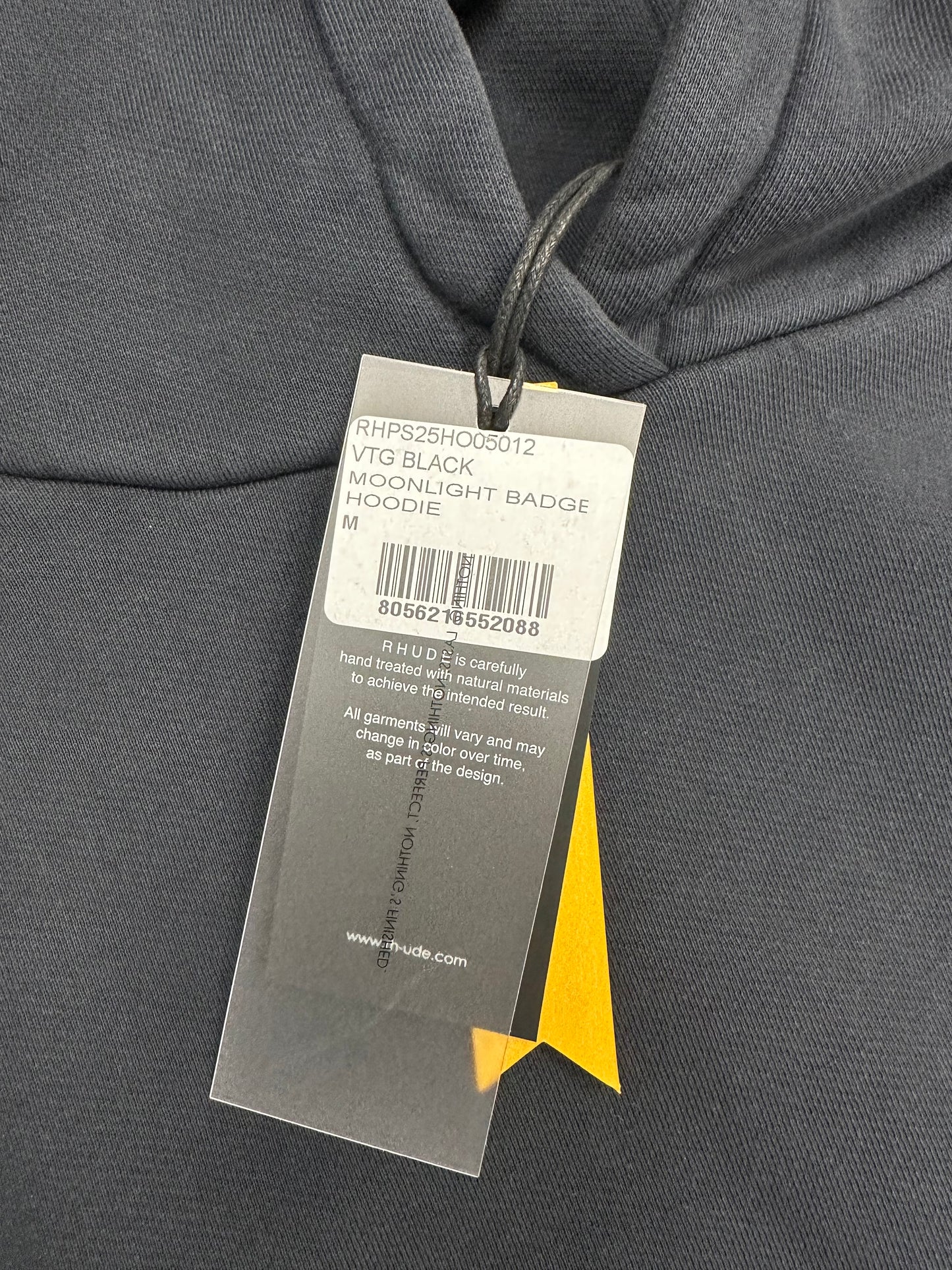 RHUDE Moonlight Hoodie Black - Mens