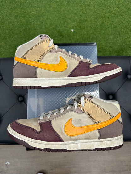 Nike Dunk Mid Coconut Milk Plum Orange