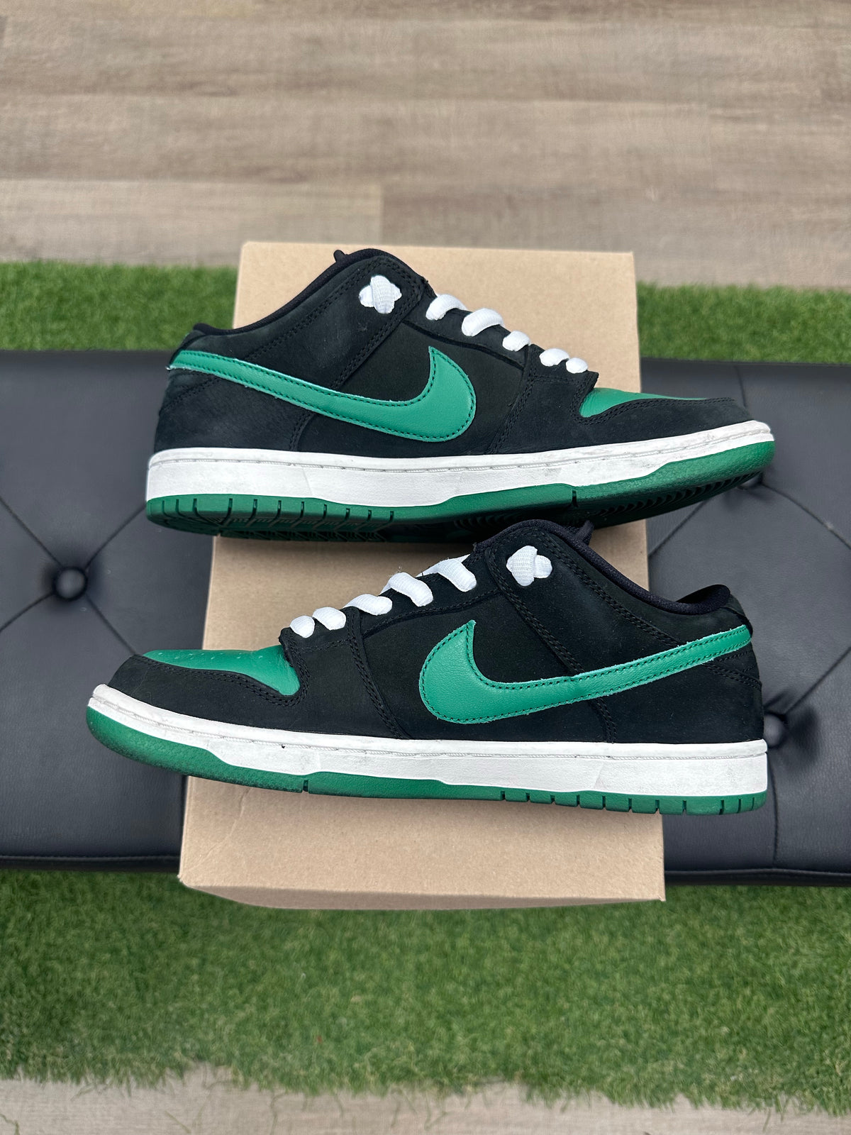 Nike SB Dunk Low Pro J Pack Black Pine Green- Size 8:5 (U)