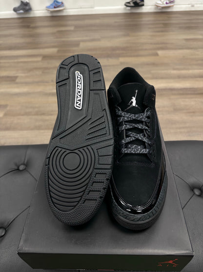 Jordan 3 Retro Black Cat (2025) - Size 11