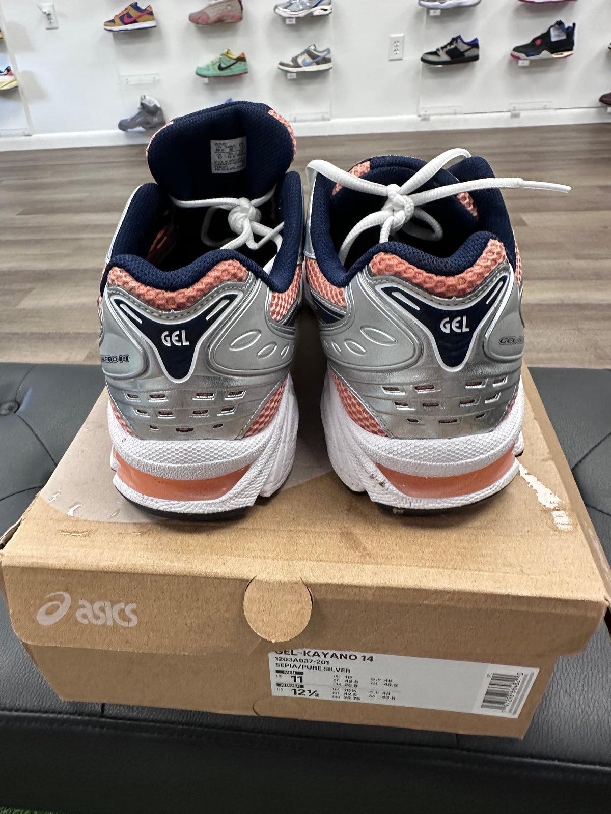 ASICS Gel-Kayano 14 Sepia Pure Silver