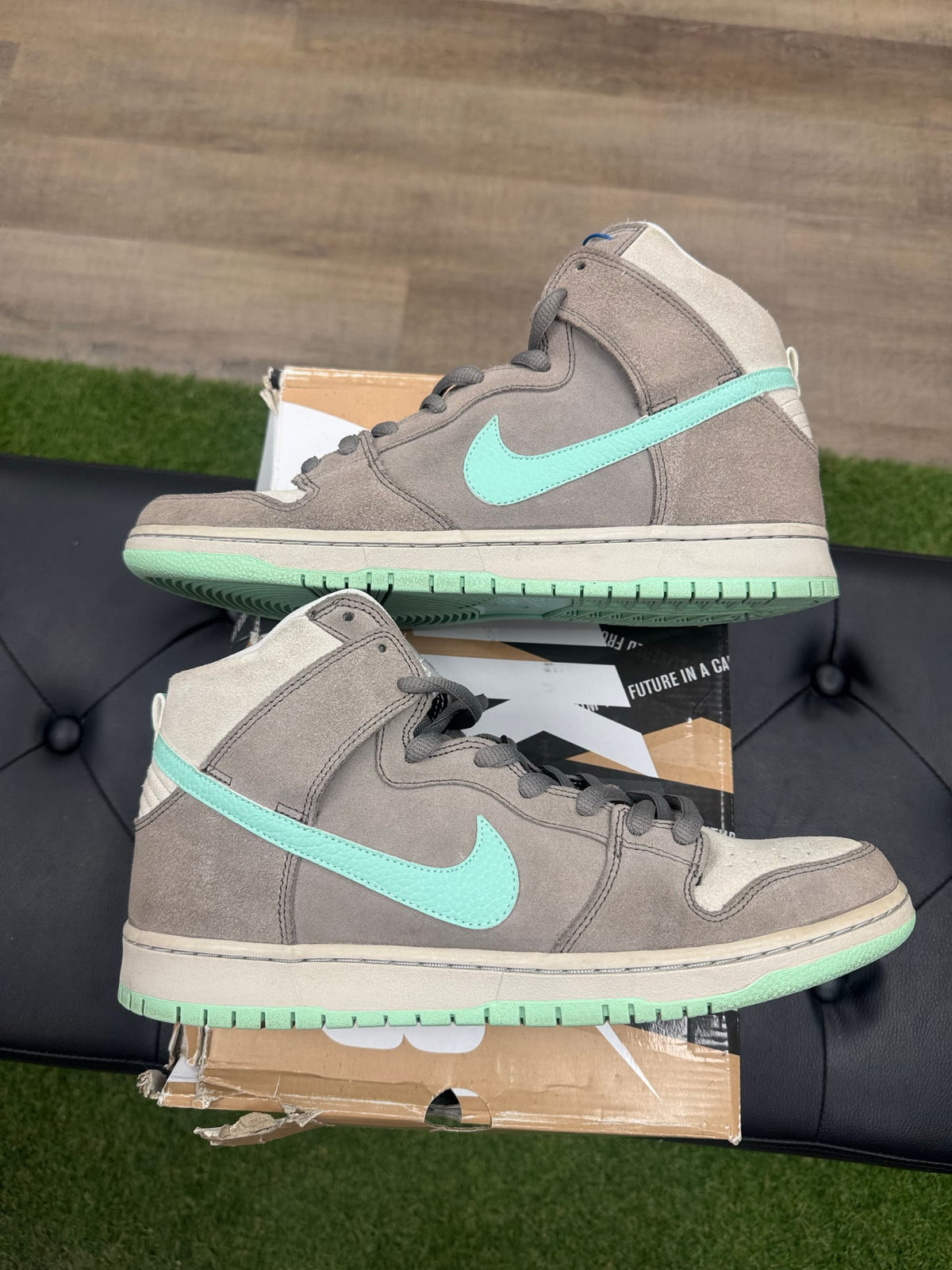 Nike SB Dunk High Soft Grey Mint