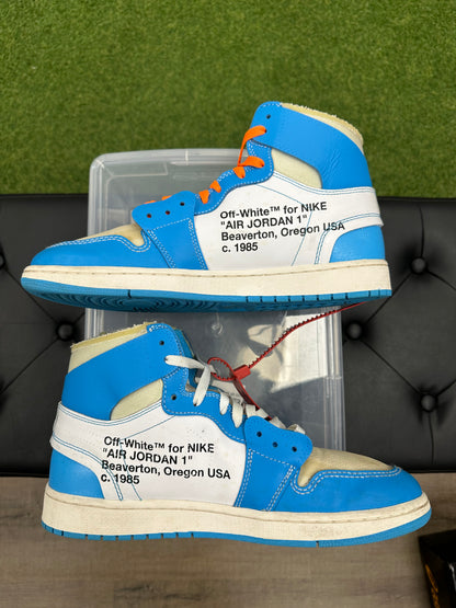 Jordan 1 Retro High Off-White University Blue - Size 12 (U)