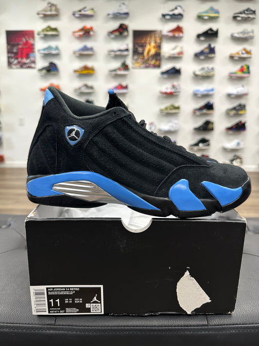 Jordan 14 Retro Black University Blue (2026) - Size 11