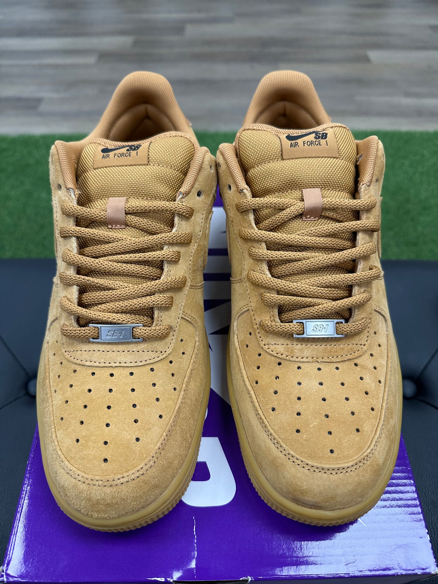 Nike Air Force 1 Low SB Flax - Size 12