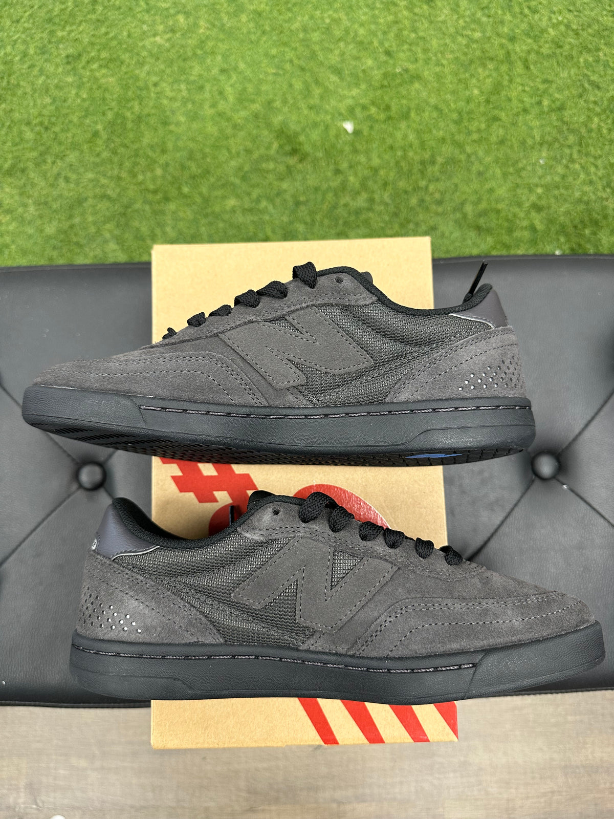 New Balance Numeric 440v2 Black Cement Black - Size 7