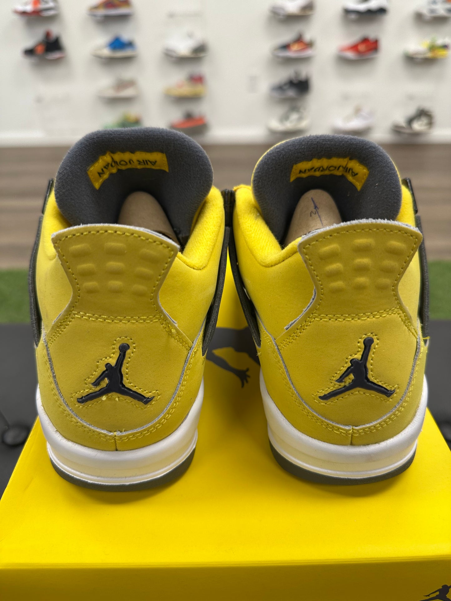 Jordan 4 Retro Lightning (2021) (GS) - Size 5 (U)