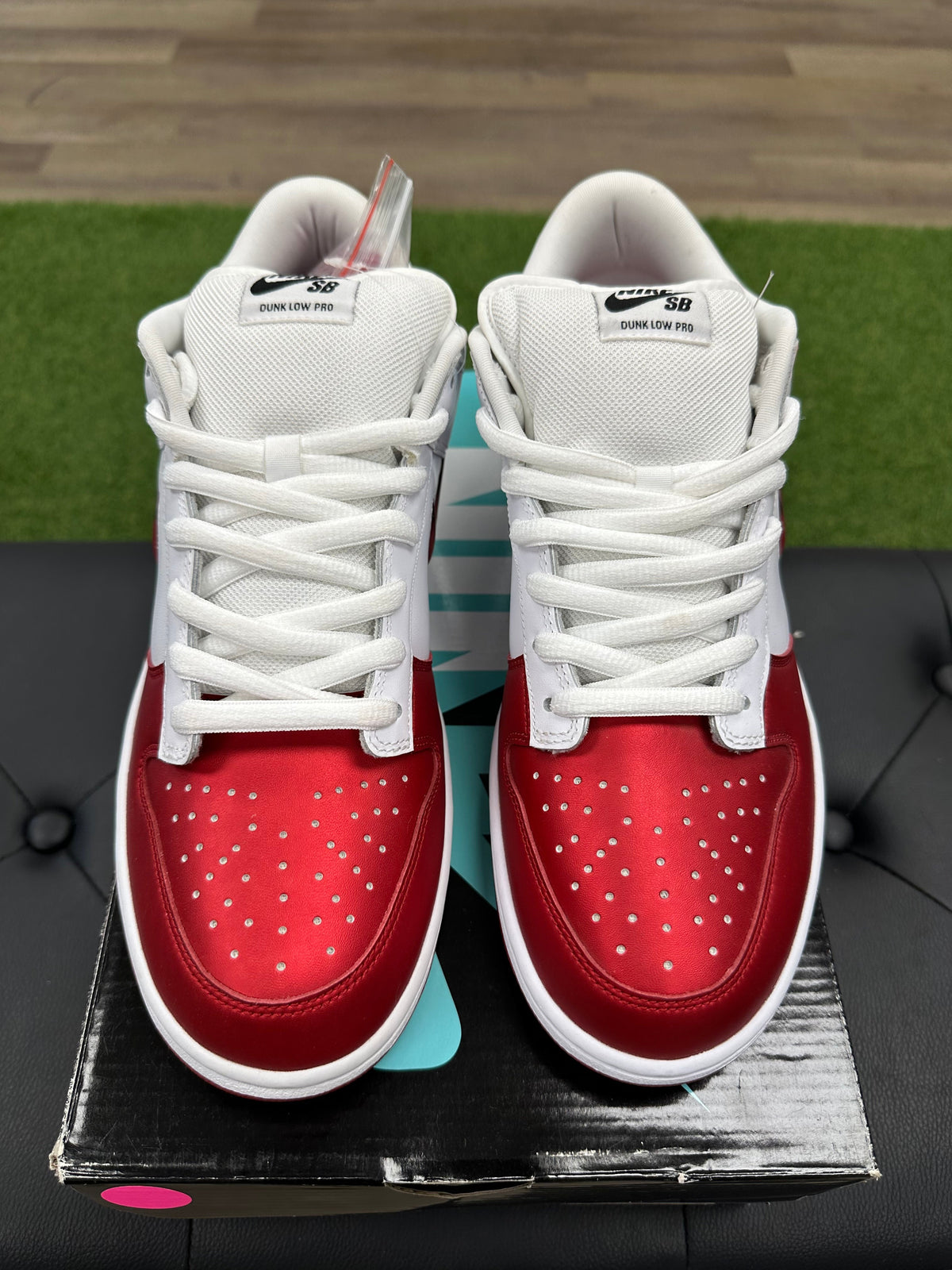 Nike SB Dunk Low Supreme Jewel Swoosh Red