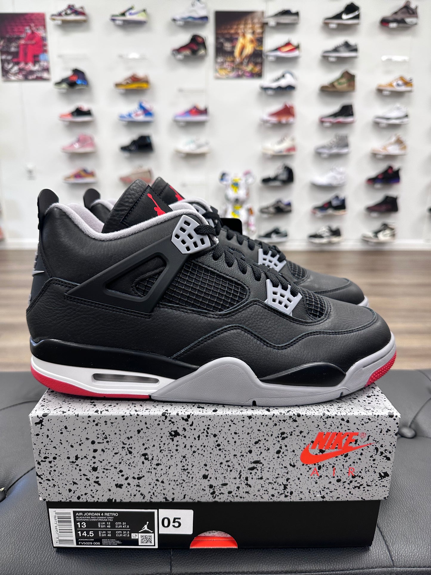 Jordan 4 Retro Bred Reimagined - Size 13