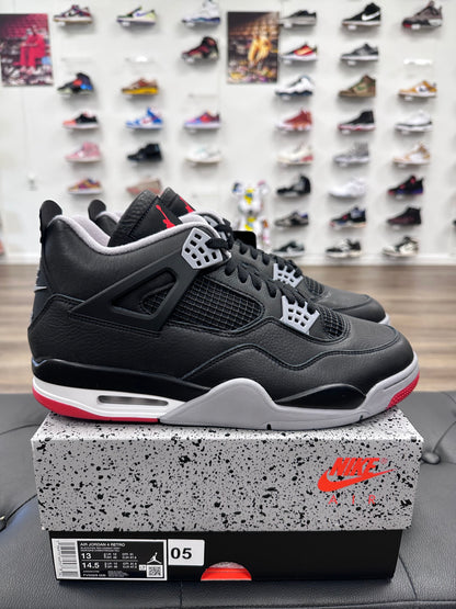 Jordan 4 Retro Bred Reimagined - Size 13