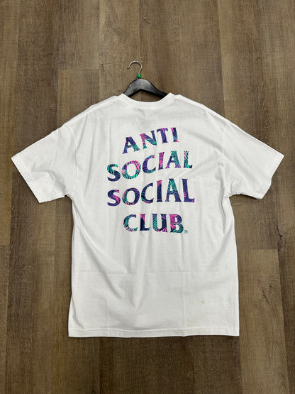 Anti Social Social CLub Zig-Zag Tee White - Size XL