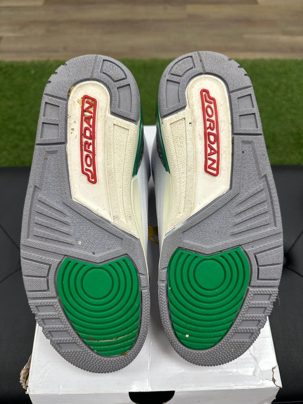 Jordan 3 Retro Lucky Green (Women's)