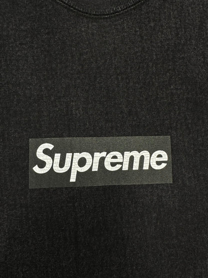 Supreme Washed Box Logo Crewneck Black