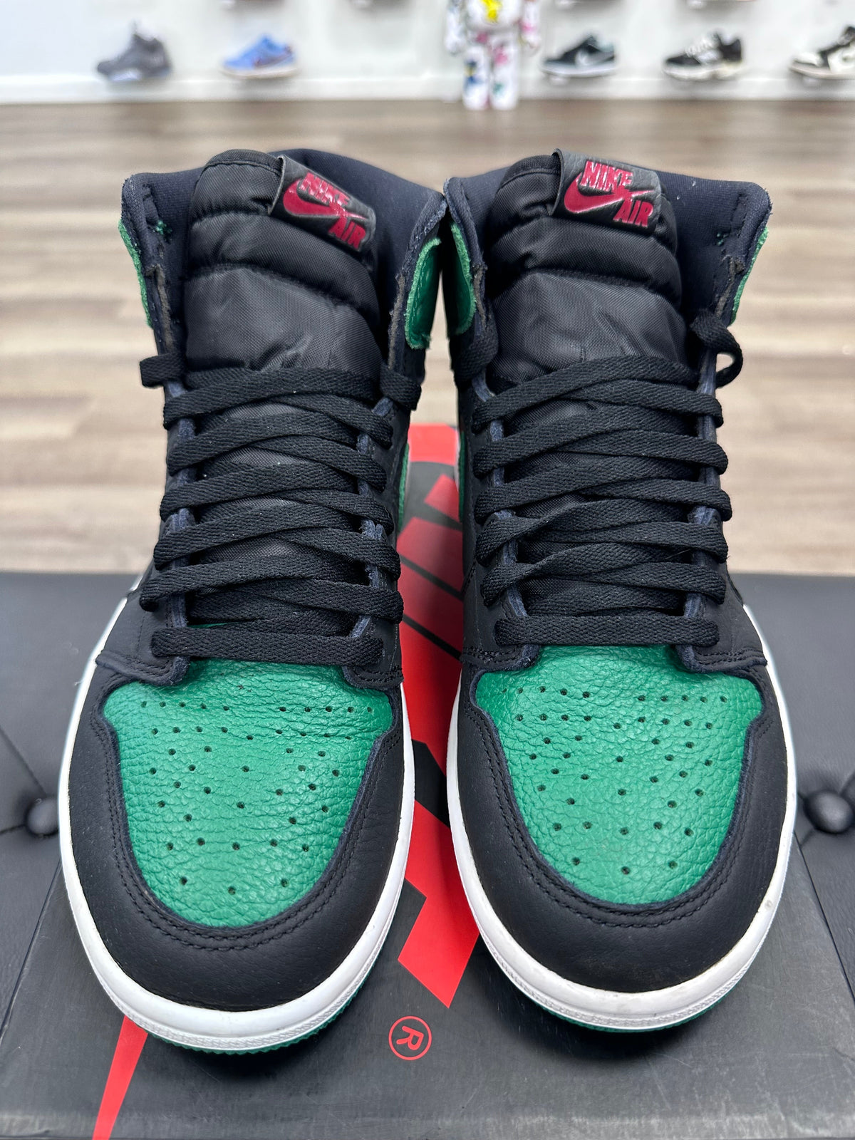 Jordan 1 Retro High Pine Green Black