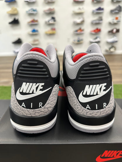 Jordan 3 Retro OG Black Cement (2024) - Size 11.5
