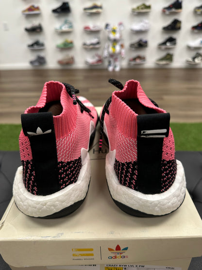 adidas Crazy BYW LVL X Pharrell Ambition Pink - Size 12 (U)