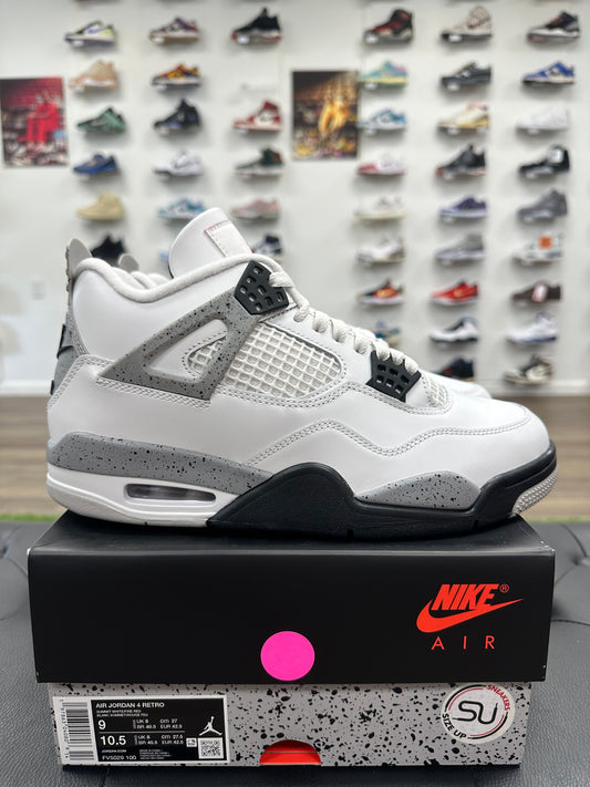 Jordan 4 Retro White Cement (2025) - Size 9