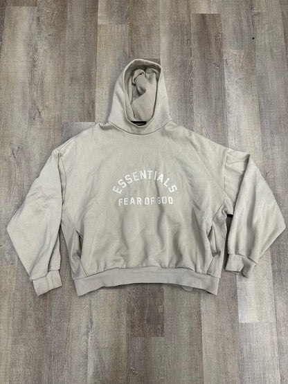 Fear of God Essentials Beige Hoodie - Size XL (U)