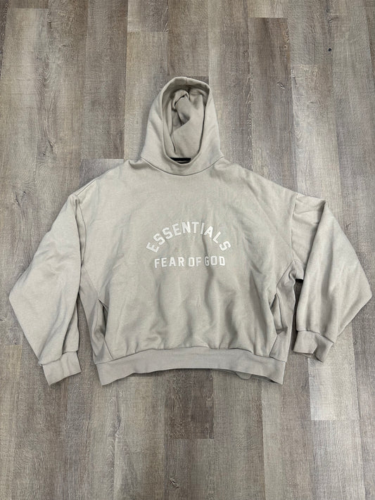 Fear of God Essentials Beige Hoodie - Size XL (U)