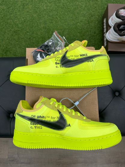 Nike Air Force 1 Low Off-White Volt - Size 10