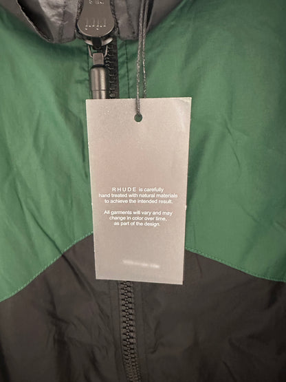 RHUDE Zip Up Flight Jacket Green - Mens