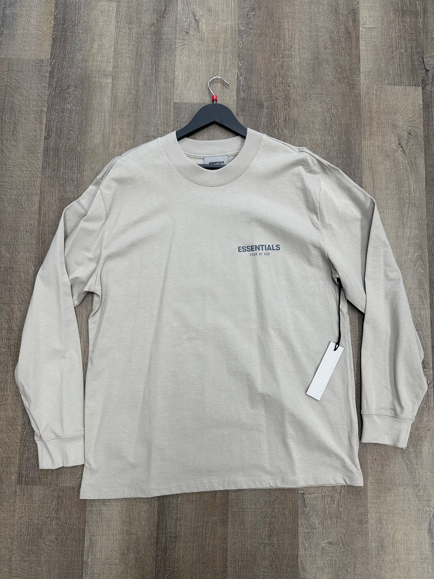 Fear of God Essentials Long-Sleeve Tee String - Size Large