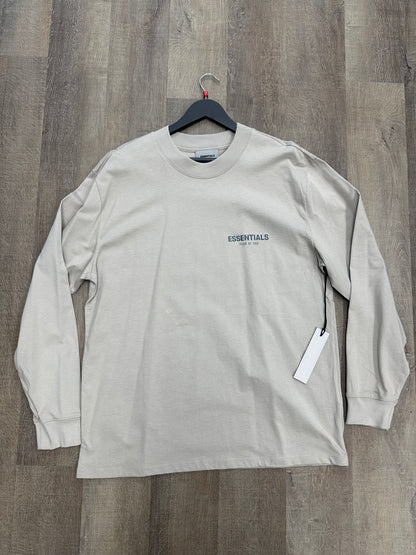 Fear of God Essentials Long-Sleeve Tee String - Size Large