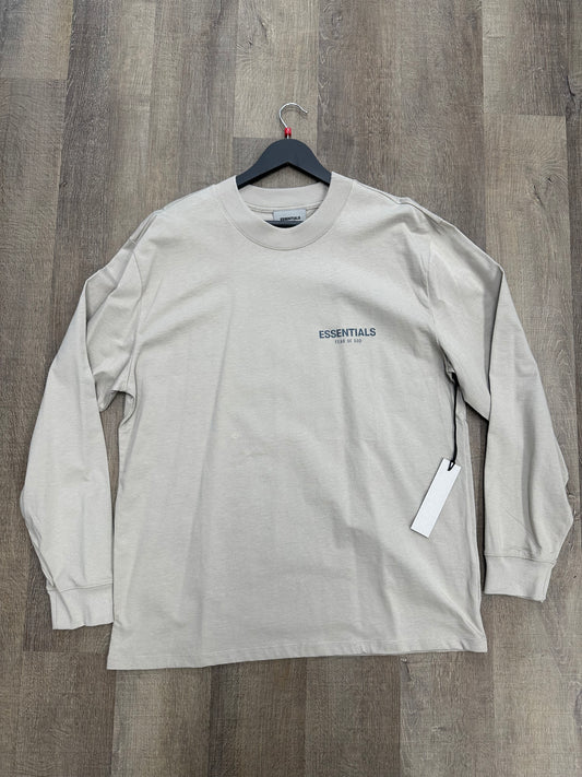 Fear of God Essentials Long-Sleeve Tee String - Size Large