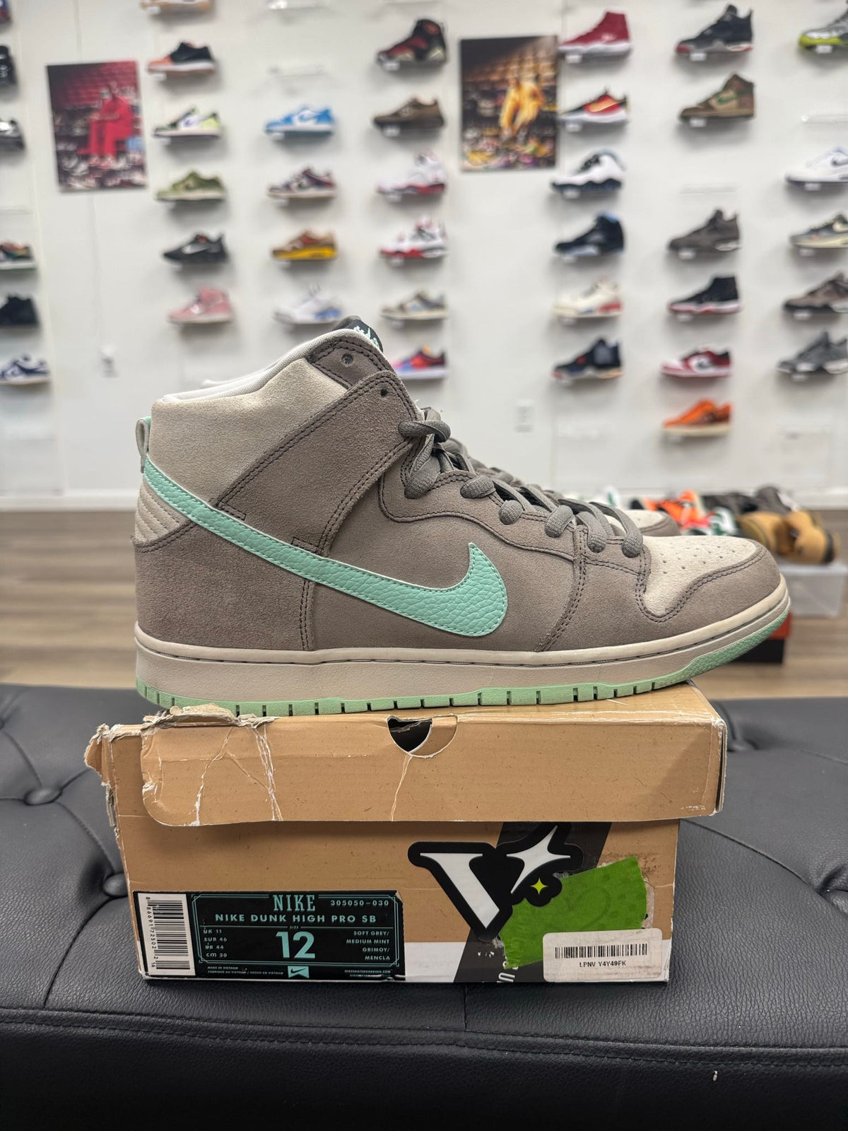 Nike SB Dunk High Soft Grey Mint