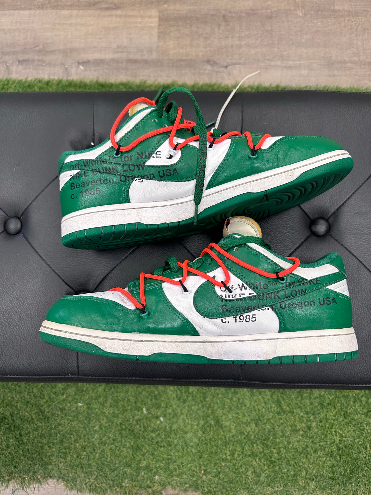 Nike Dunk Low Off-White Pine Green